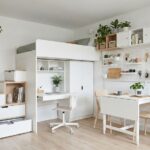 Small space solutions with multifunctional furniture and smart storage ideas in a compact living area